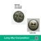 (MB1828/24L) 2-hole antique silver colour metal button with pattern for clothing