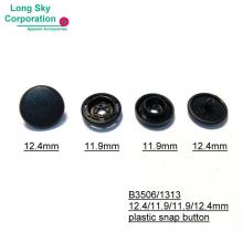 (#B3509-1414T) 14mm cap plastic snap button