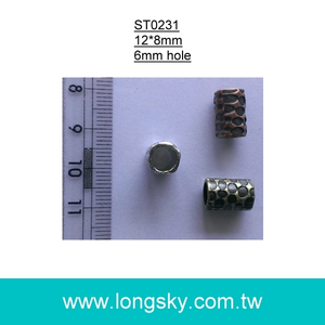 (#ST0231) decorative zinc alloyed metal fashion cord ends