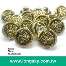 (#B6049/13mm) royalty style small shank button for short coat