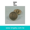 (#B6005/24L) 15mm gold plating buttons for lady garment