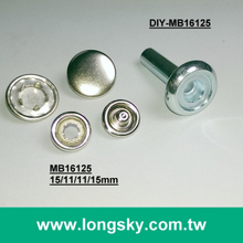 (DIY-MB16125) DIY Tooling for 15mm cap metal prong snap buttons