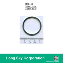 (#RZ0443/32mm) decoration zinc metal ring buckle for 1 1/4 inch wide webbing belt