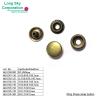 (MB15) Nylon Top Metal Press Snap Buttons for garments