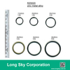 (#RZ0020/20mm) nickel color zinc metal ring buckle slider for belt
