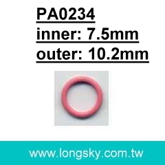 (PA0234/7.5mm) bra hook, dress strap ring accessories