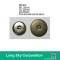 (MB1833/24L) 2-hole nickel colour metal button for women's wear