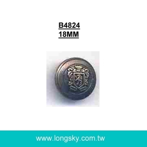 (#B4824) abs made antique brass military stylish decorative coat button