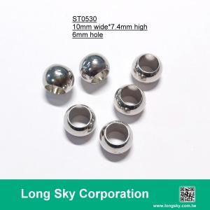 (#ST0530) 6mm hole plastic cord end bead