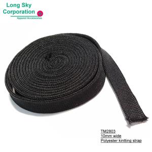 (TM2803) 10mm wide polyester knitting strap for garments