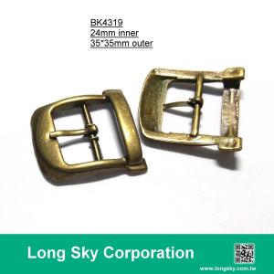 (#BK4319) 24mm inner metal prong buckle for leather belt