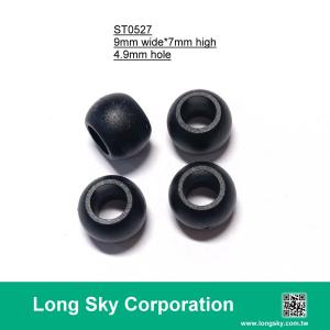 (#ST0527) 5mm hole plastic cord end bead